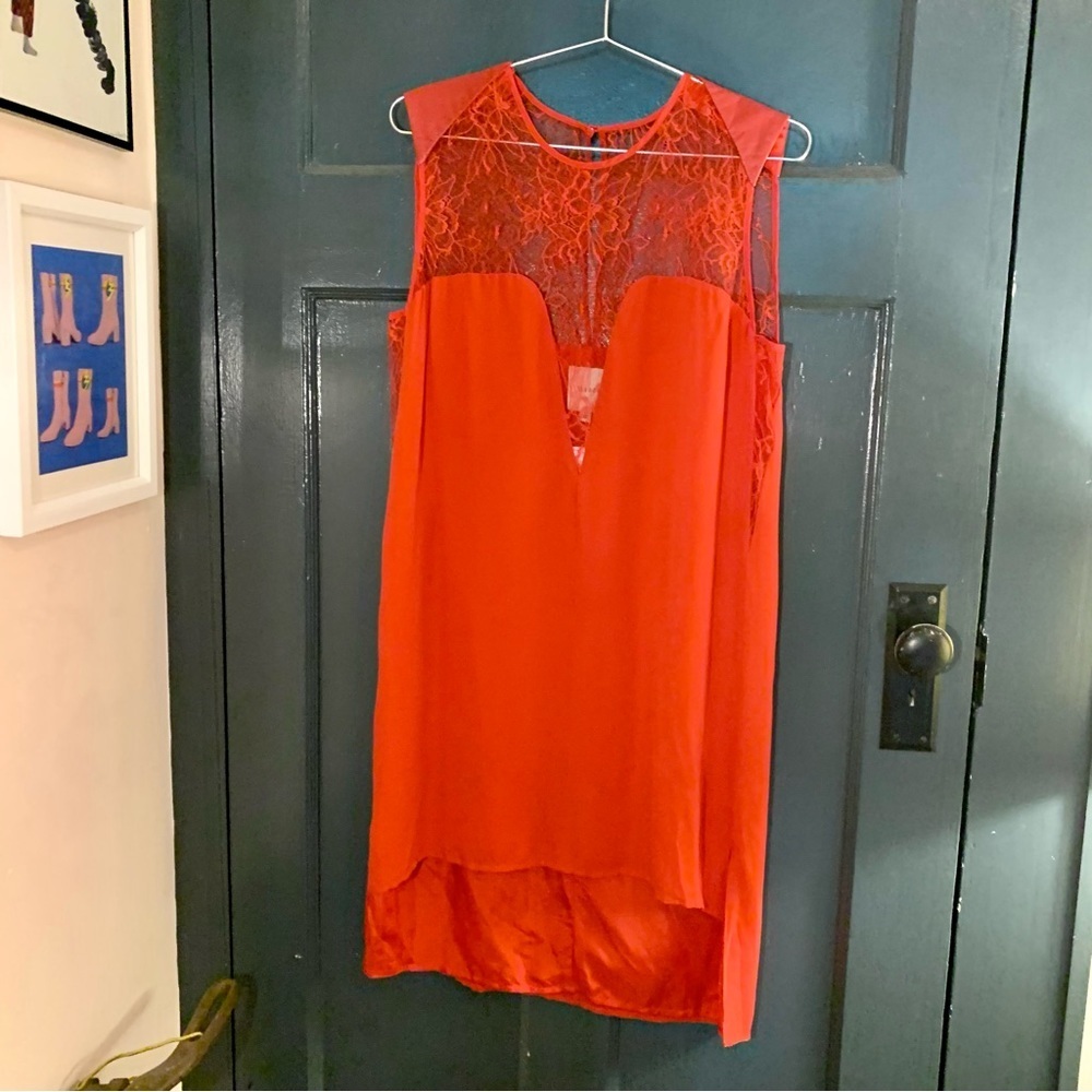 Mason silk/lace dress